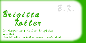 brigitta koller business card